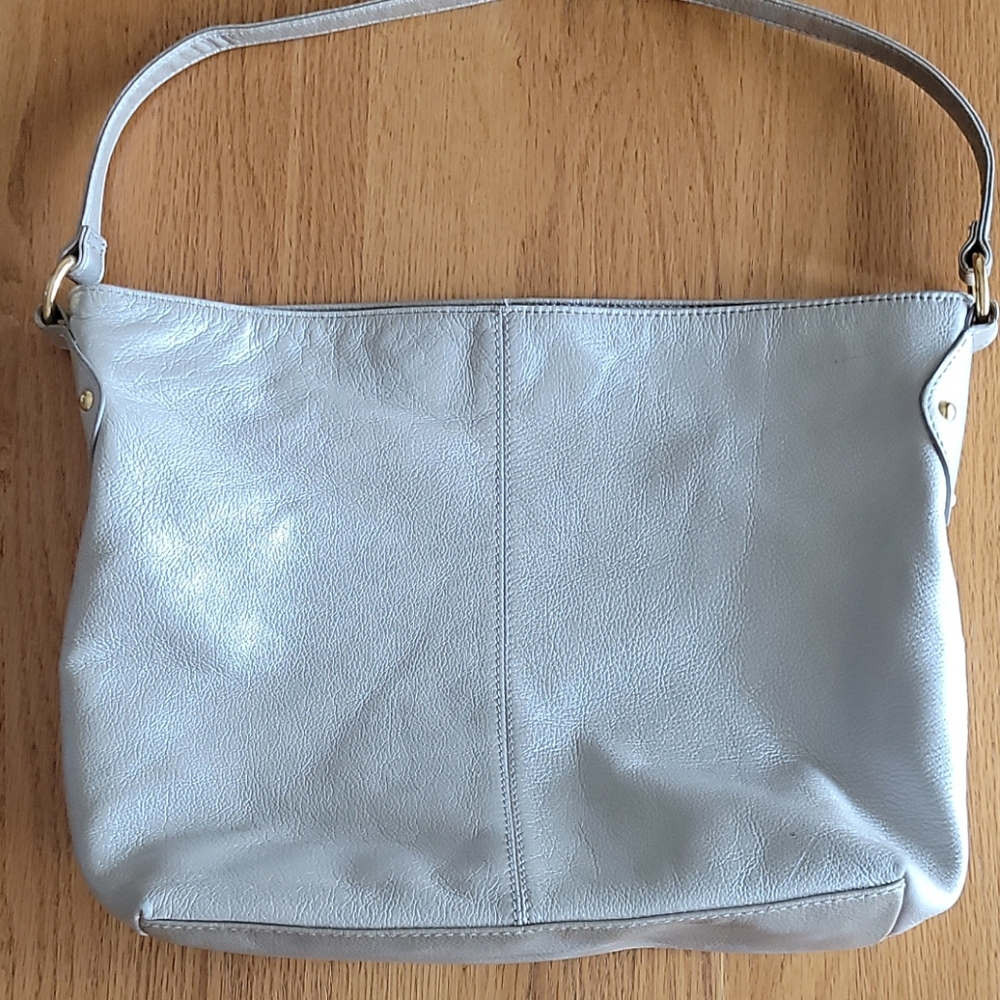 Apostrophe leather handbag